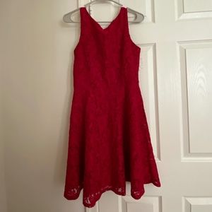 Young Girls Red Dress